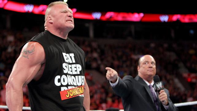 Paul Heyman Brock Lesnar