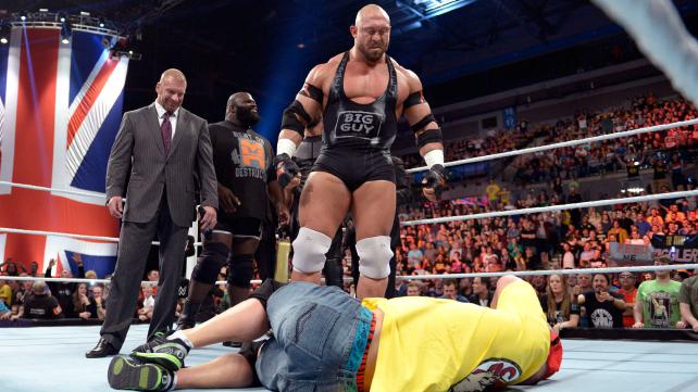 Raw Ryback John Cena Triple H 11:10:14