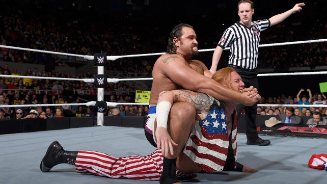 Rusev vs Heath Slater