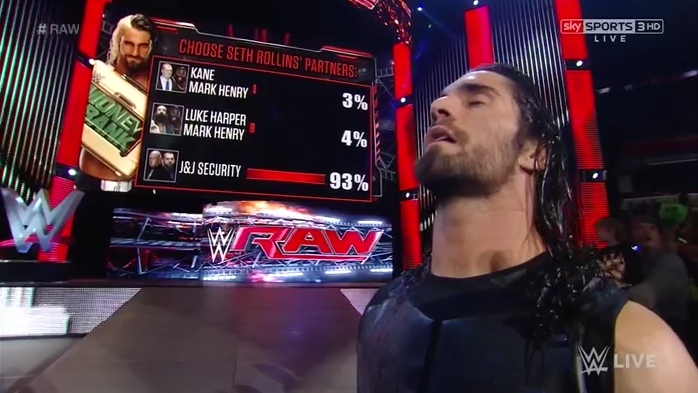 Seth Rollins disappointment