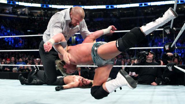 Triple H Pedigrees Dolph Ziggler
