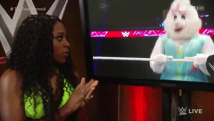 WWE Naomi watches The Bunny