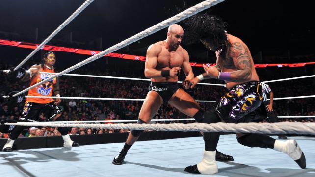 WWE Cesaro vs the usos